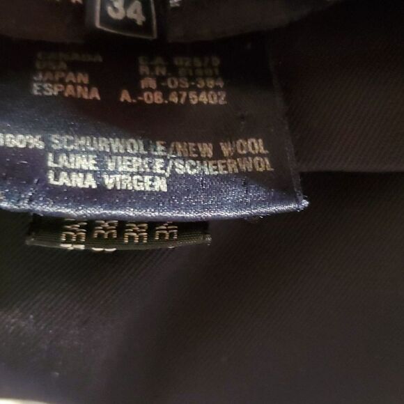 Escada by Margaretha Ley navy blue wool pencil skirt size XS - Picture 11 of 11